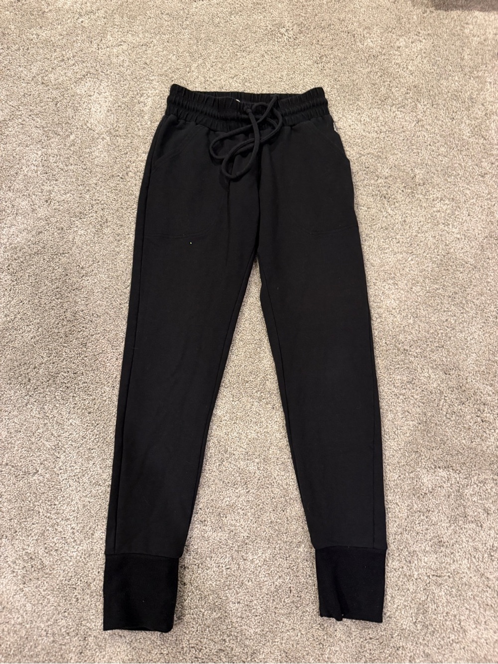 Free People Movement Black Drawstring Jogger Pants